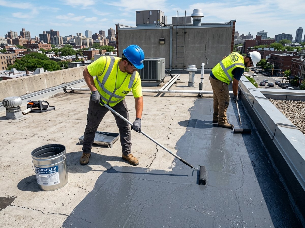 Deep Roof Waterproofing & Wall Restoration, Diplomatic Enclave, Islamabad